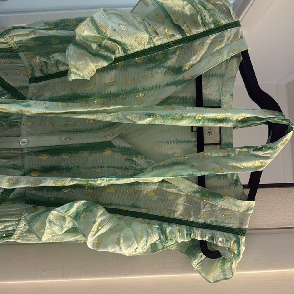 Alexis Green Ruffled Tiered Maxi Dress - Picture 4 of 8